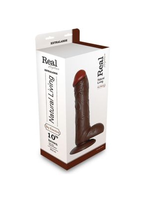 Dildo-FALLO REALISTICO REAL RAPTURE BROWN 10