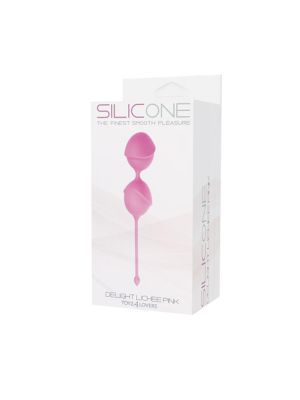 Kulki-PALLINE DELIGHT PUSSY LICHEE SILICONE PINK