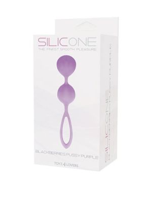 Kulki-PALLINE BLACKBERRIES PUSSY SILICONE PURPLE