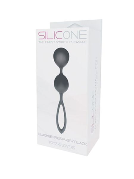 Kulki-PALLINE BLACKBERRIES PUSSY SILICONE BLACK
