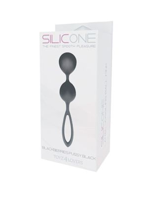 Kulki-PALLINE BLACKBERRIES PUSSY SILICONE BLACK