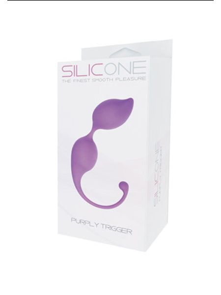 Kulki-PALLINE TRIGGER SILICONE PURPLY