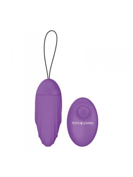 Jajko/wibr-OVETTO VIBRANTE ELYS RIPPLE EGG REMOTE CONTROL PURPLE - 2