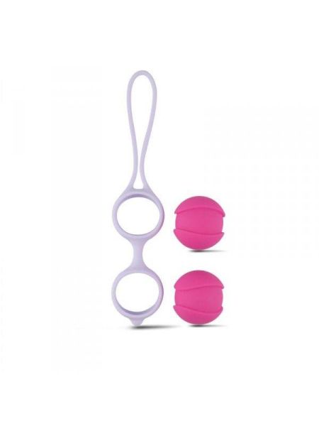 Kulki-Palline Vaginali Bi-Balls Double White - 4