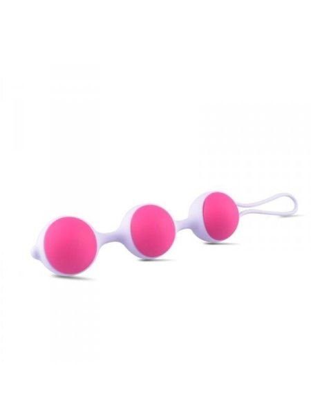 Kulki-Palline Vaginali Bi-Balls Triple White - 3