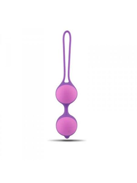 Kulki-Palline Vaginali Bi-Balls Double Purple