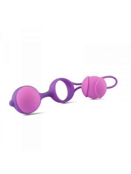 Kulki-Palline Vaginali Bi-Balls Double Purple - 3