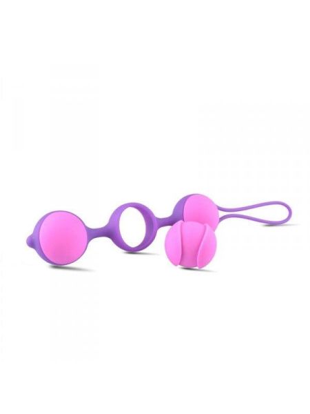 Kulki-Palline Vaginali Bi-Balls Triple Purple - 3