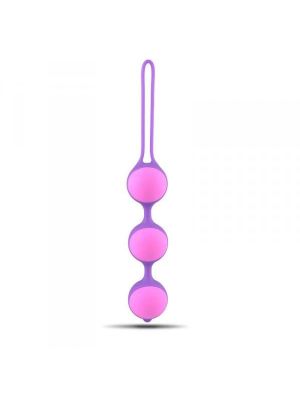 Kulki-Palline Vaginali Bi-Balls Triple Purple