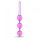 Kulki-Palline Vaginali Bi-Balls Triple Purple