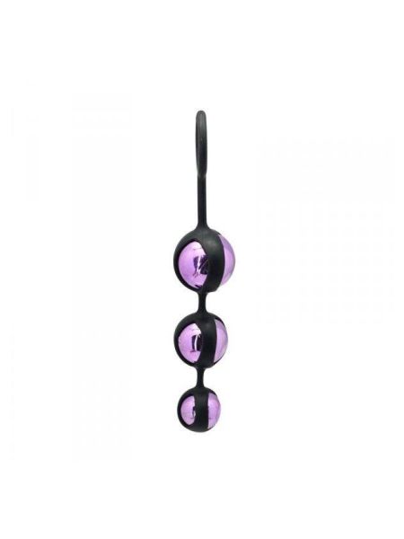 Kulki-TRIPLE PLEASURE BALLS. WEIGHTED STEEL BALLS INSIDE - 3