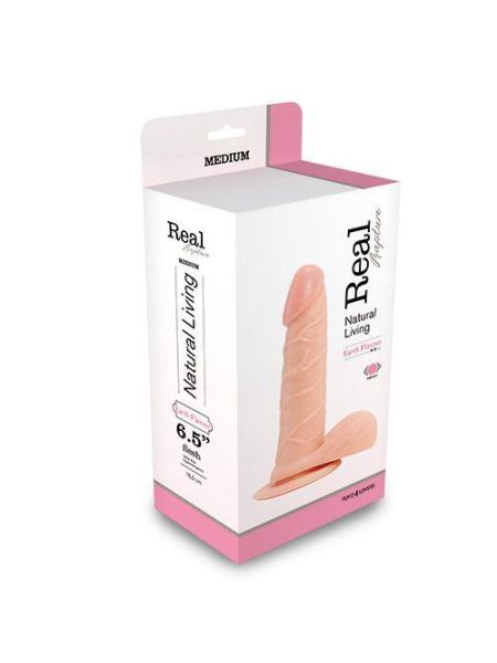 Wibrator-REALISTIC VIBRATOR REAL RAPTURE FLESH 6.5""""""""""""""""