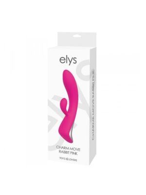Wibrator-VIBRATORE RABBIT ELYS - CHARM MOVE RABBIT PINK