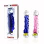7.5"" Glass Romance Blue - 4