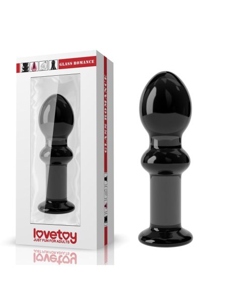 4.5"" Glass Romance Black - 2