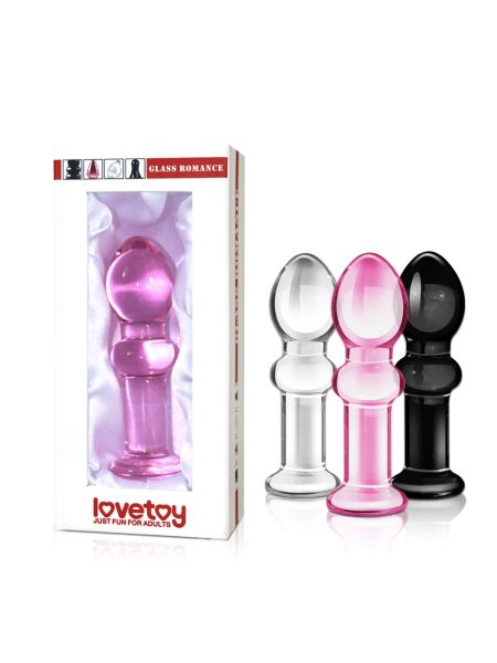 4.5"" Glass Romance Black - 6