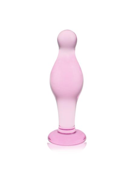 4.5"" Glass Romance Pink