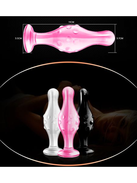 4.5"" Glass Romance Pink - 8