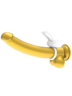 Power Clit Silicone Cockring White - image 2