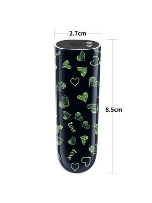 Rechargeable Glow-in-the-dark Heart Massager - image 2