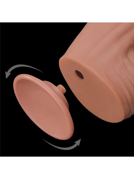 12'' King Sized Sliding Skin Dual Layer Dong - 10