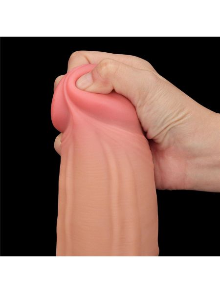 12'' King Sized Sliding Skin Dual Layer Dong - 11
