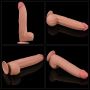 12'' King Sized Sliding Skin Dual Layer Dong - 21