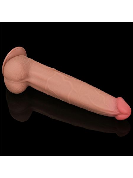 13.5'' King Sized Sliding Skin Dual Layer Dong - 5