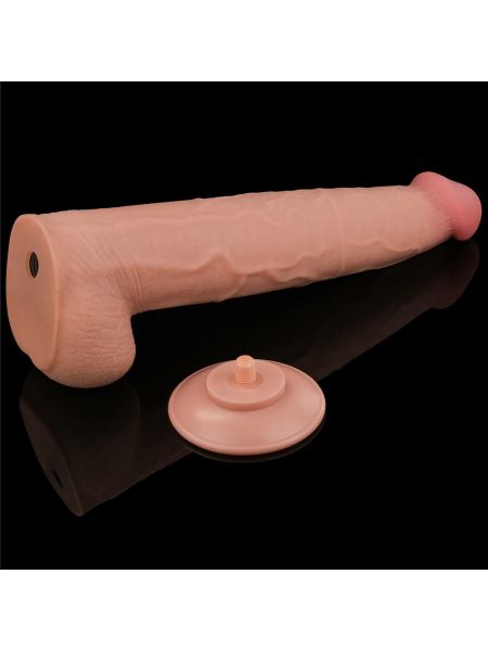 13.5'' King Sized Sliding Skin Dual Layer Dong - 8