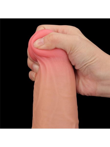 13.5'' King Sized Sliding Skin Dual Layer Dong - 11