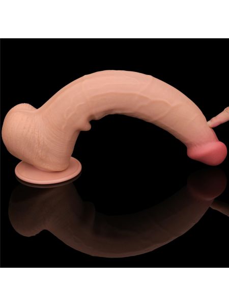 13.5'' King Sized Sliding Skin Dual Layer Dong - 12