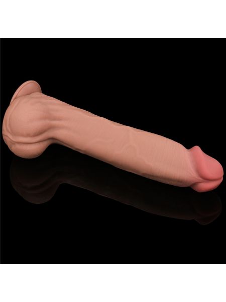 14'' King Sized Sliding Skin Dual Layer Dong - 5