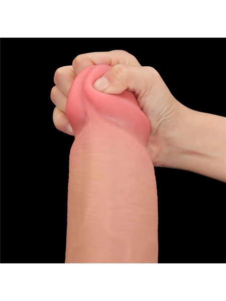 14'' King Sized Sliding Skin Dual Layer Dong - 11