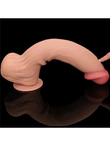14'' King Sized Sliding Skin Dual Layer Dong - 12