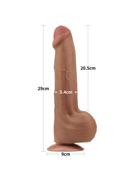11.5'' King Sized Sliding Skin Dual Layer Dong Brown - 3