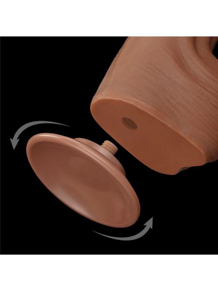 11.5'' King Sized Sliding Skin Dual Layer Dong Brown - 10