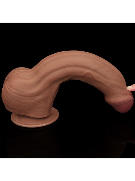 11.5'' King Sized Sliding Skin Dual Layer Dong Brown - 12