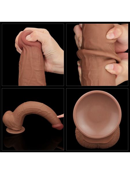 13.5'' King Sized Sliding Skin Dual Layer Dong Brown - 21