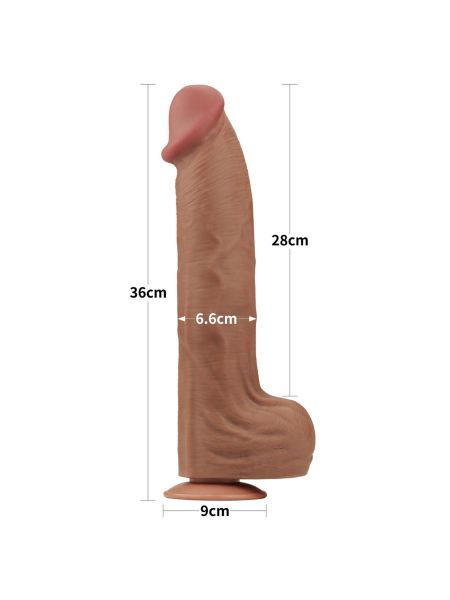 14'' King Sized Sliding Skin Dual Layer Dong Brown - 3