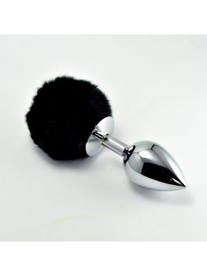 Pompon Metal Plug Large Black