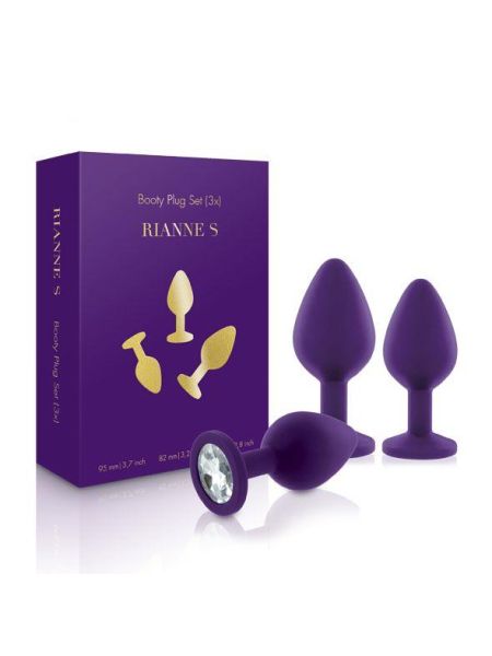 RS - Soiree - Booty Plug Original Set 3x Purple