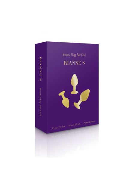 RS - Soiree - Booty Plug Original Set 3x Purple - 3
