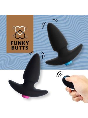 FeelzToys - FunkyButts Remote Controlled Butt Plug Set for Couples
