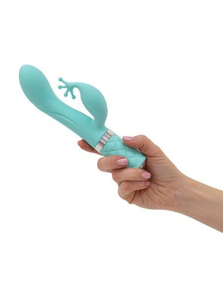 Pillow Talk - Kinky Rabbit & G-Spot Vibrator Teal - 3