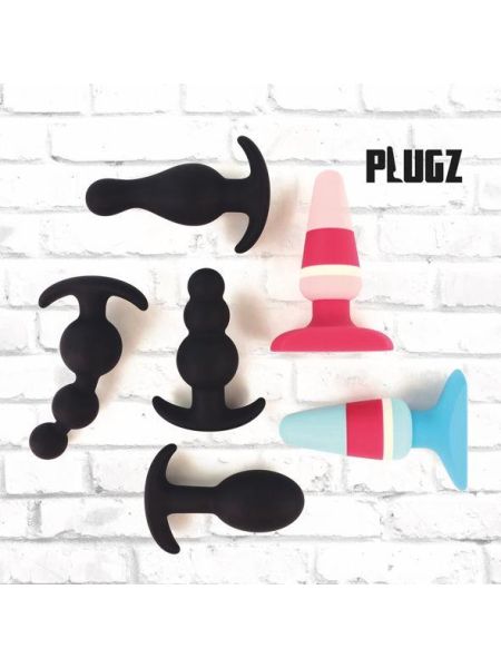 FeelzToys - Plugz Butt Plug Black Nr. 4 - 6