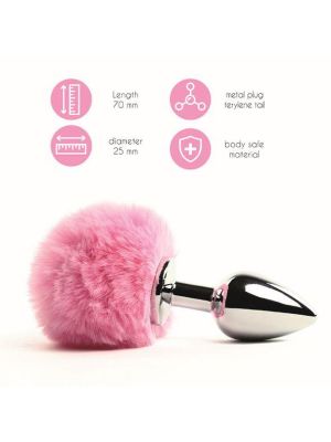 FeelzToys - Bunny Tails Butt Plug Pink - image 2