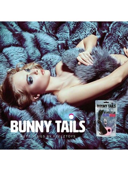 FeelzToys - Bunny Tails Butt Plug Purple - 5