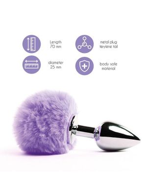 FeelzToys - Bunny Tails Butt Plug Purple - image 2