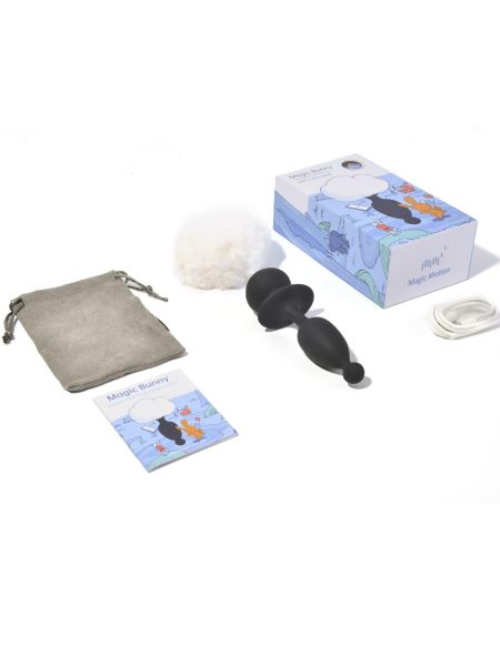 Magic Motion - Bunny App Controlled Vibrating Bunny Tail Anal Plug - 8