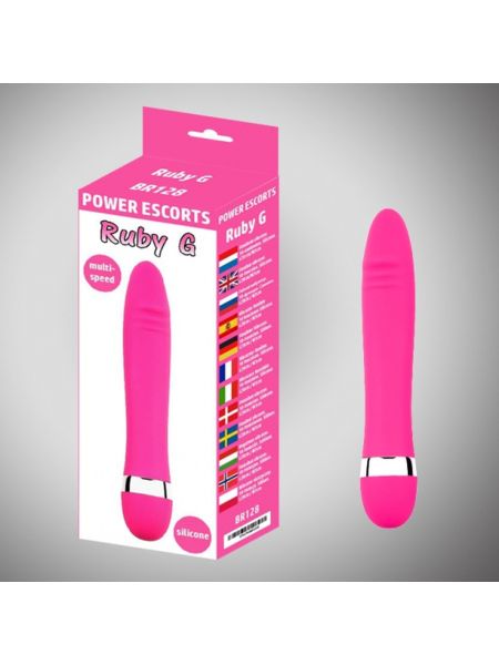 Ruby g pink vibro 18,5 cm / 7,3 inch